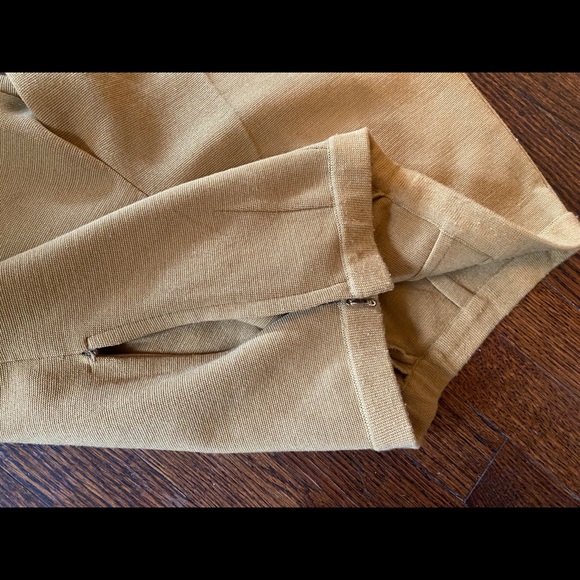 Vintage Mustard Knit Pants - Picture 5 of 5